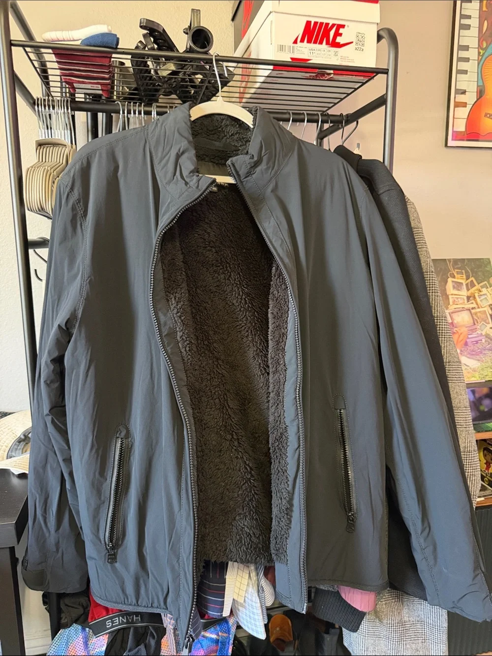 Men's Lightweight Sherpa-Lined Jacket